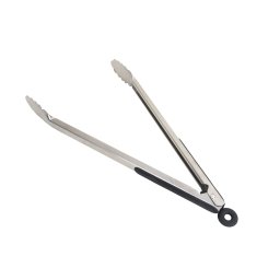 Cleste de servire din inox, cu inel de blocare si agatare, lungime 36cm Z-TOOLS / ZTS9258