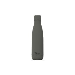 Termos tip sticla, interior inox, capacitate 500ml ZILAN, gri / ZLN 0822