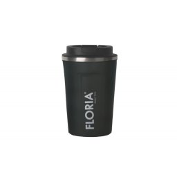 Cana de cafea, termos, interior din inox, capacitate 380ml FLORIA, gri / ZLN 9970