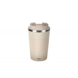 Cana de cafea, termos, interior din inox, capacitate 380ml ZILAN, crem / ZLN 9877