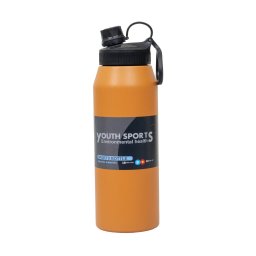 Termos YOUTH SPORTS, interior inox, capacitate 1L, model sticla, portocaliu / ZTS 8446_3