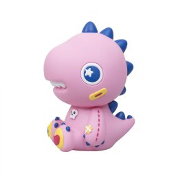 Pusculita pentru copii, din plastic, model dragon, H 22cm / ZTS 8061