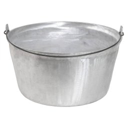 Ceaun tuci aluminiu alimentar, capacitate 50L, fund drept / EXT 8033_2