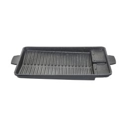 Tava grill pentru aragaz camping, 32.5x26x4cm / ZTS 5623