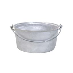 Ceaun tuci aluminiu alimentar, capacitate 5L, fund drept / EXT 8041_1