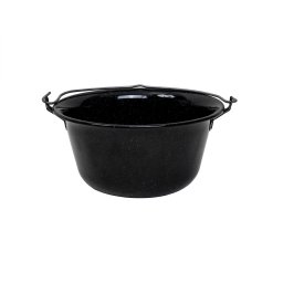 Ceaun smaltuit, 3L interior negru / EXT 7227_1
