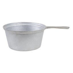 Ceaun cu coada din aluminiu alimentar, capacitate 4L, fund drept / EXT 10302