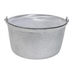 Ceaun tuci aluminiu alimentar, capacitate 40L, fund drept / EXT 8054_1