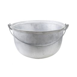 Ceaun tuci aluminiu alimentar, capacitate 40L, fund rotund / EXT 8054