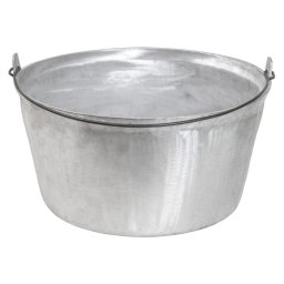 Ceaun tuci aluminiu alimentar, capacitate 60L, fund dept / EXT 10304