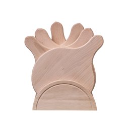 Set 6 bucati tocator cu coada si suport / EXT 10142