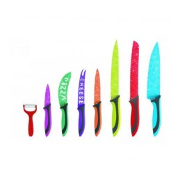 Set cutite bucatarie 8 piese, multicolor / ZLN 1143