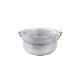 Ceaun tuci aluminiu alimentar, capacitate 4.3L, fund rotund / EXT 8042