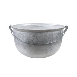 Ceaun tuci aluminiu alimentar, capacitate 13L, fund rotund / EXT 8038