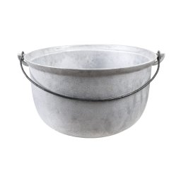 Ceaun tuci aluminiu alimentar, capacitate 35L, fund rotund / EXT 8035