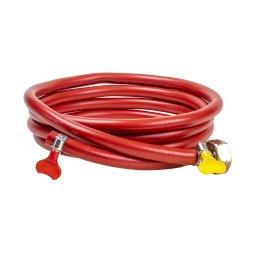 Set furtun gaz 2,5M plus stut butelie, plus 2 coliere / SET 30045