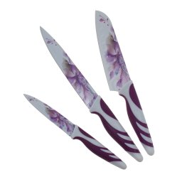 Set cutite bucatarie 3 piese cu invelis ceramic / 4544