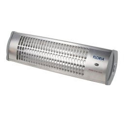Radiator de perete/tavan Floria, 2 tuburi quartz, 2 trepte caldura, 1200W / ZLN 2997