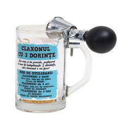 Halba cu claxon, capacitate 500ml, model - claxonul cu 3 dorinte / EXT 10781_2
