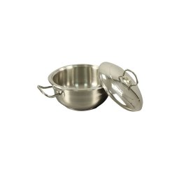 Oala cu capac si manere, inox, capacitate 1.8L, diametru interior 17cm, Grando / ZLN 7317