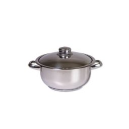 Oala inox cu capac, diametru 20 cm, capacitate 2 L, COCINERA / ZLN 7239