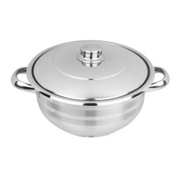 Oala inox cu capac, diametru 22 cm, capacitate 4 L, COCINERA / ZLN 7246