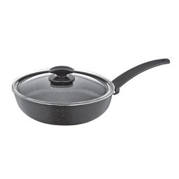Tigaie aluminiu cu capac, diametru 28 cm, strat granit / ZLN 2089