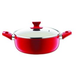 Cratita aluminiu, diametru 26 cm, capacitate 6L, cu capac / ZLN 2470