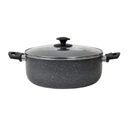 Cratita aluminiu 28 cm, capacitate 6L cu capac / ZLN 2003