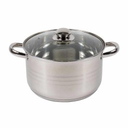 Cratita inox cu capac, diametru 25cm, capacitate 5.5L / ZLN 4069