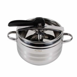 Oala sub presiune inox cu capac, diametru 20 cm, 5L / ZLN 4627
