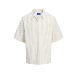 JACK & JONES Cămaşă Jorbellagio Poplin Ss 12277308 11-4201 TCX cloud dancer