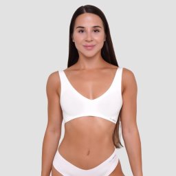GymBeam Sutien fără cusături Chalk XXL