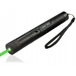 Laser Verde LED 303 Puternic cu RAZA 1KM 2 capete
