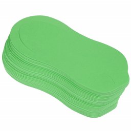 Slapi Unica Folosinta Pedichiura, Set 12 Perechi, Culoare Verde