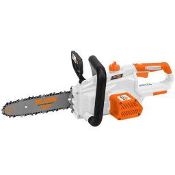 Drujba electrica pe acumulator 2524e, 20V, sina 25 cm, lant 3/8 inch, 1.3 mm, fara acumulator, fara incarcator