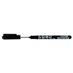 Marker permanent, 1 mm, negru, subtire, cu varf lung, Richmann
