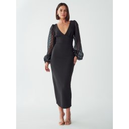 BWLDR Rochie 'JACOBS' negru