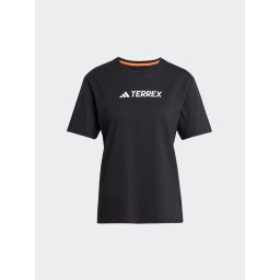 ADIDAS TERREX Tricou funcțional negru / alb