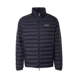 ARMANI EXCHANGE Geacă de primăvară-toamnă negru / alb