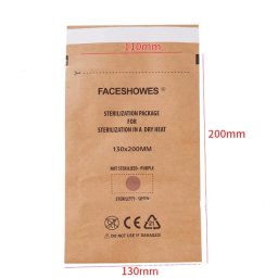 Set 100 pungi pentru sterilizare Kraft 130X200mm