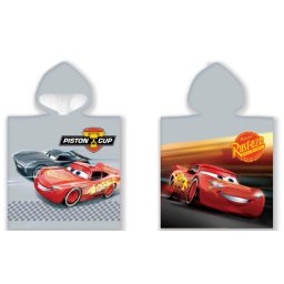 Prosop de plaja tip poncho Cars 50 100 cm