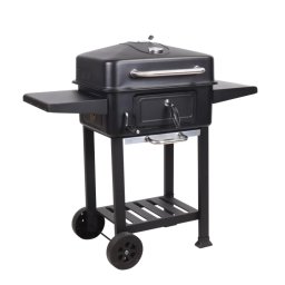 TOO BG-200B BBQ cărbune cărucior grill Două lateral cu masă negru