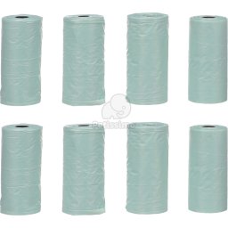 Flamingo Basic pungi igienice - diverse culori Verde - 8 x 15 buc.