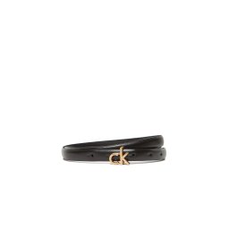 CALVIN KLEIN Curea Ck Buckle Skinny Belt 15Mm LV04F7034G UB1 black