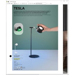 Veioza LEDT-TESLA-BCO