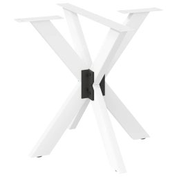 Picior de masa în forma de paianjen alb 85x85x(72-73) cm Otel GartenMobel Dekor
