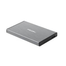 Carcasa de protectie pentru hdd extern, Natec, Rhino GO SATA USB 3.0, 2.5”, gri