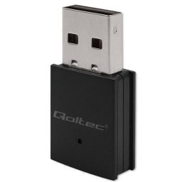 Adaptor Wifi Si Bluetooth, Qoltec, 57007, Fara Fir, Putere: 16 Dbm, Interval De Frecventa: 2.412 - 2.48 Ghz, Viteza De Transmisie: 150 Mbps, 32 x 16 x 7 mm, Negru