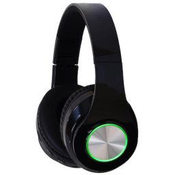 Casti cu micr. Spacer, wireless, negru